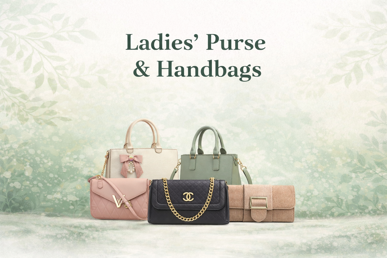 Ladies hand bag and Purse
