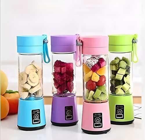 Portable USB Rechargeable Mini Juicer – 380 ml